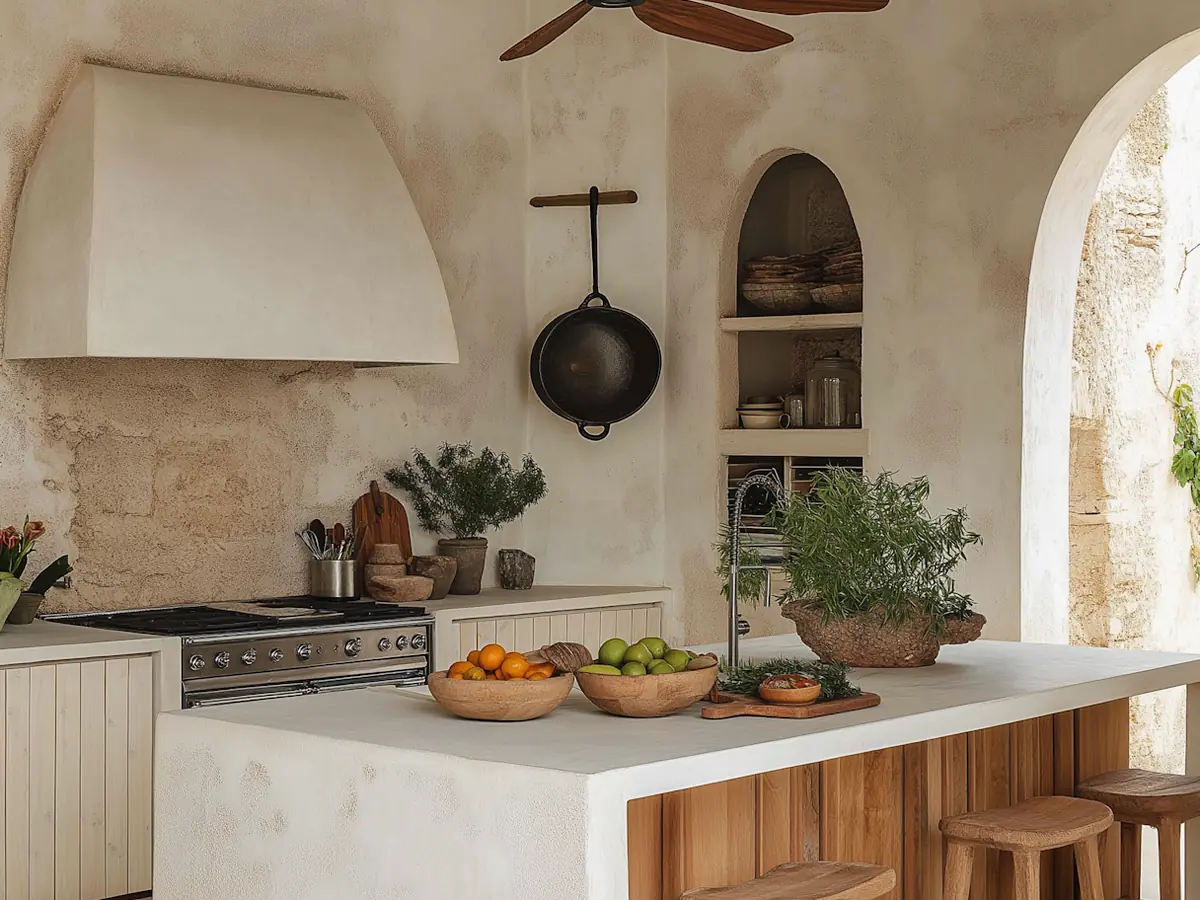 Finished ADU interior with kitchen